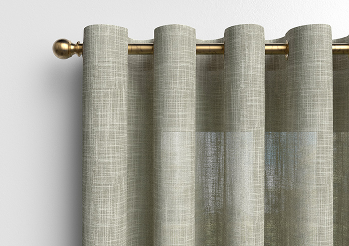 Siena Voile, Khaki Brown - Made to Measure Curtains - Image 13